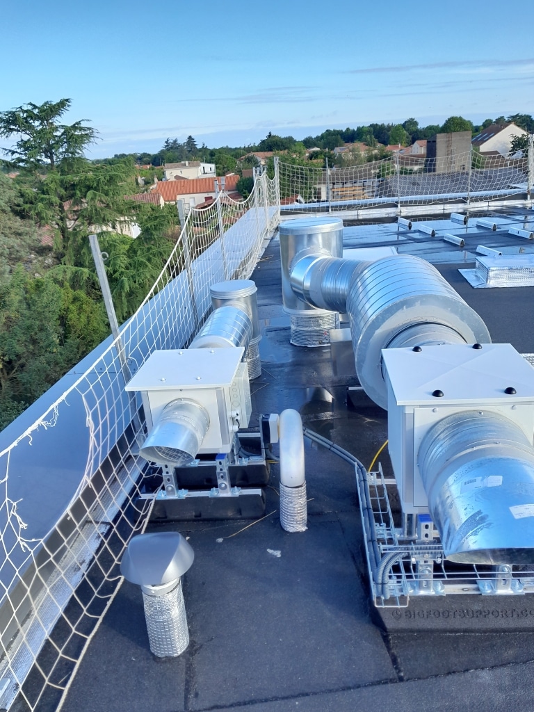 système vrv de climatisation industrielle pour bureaux