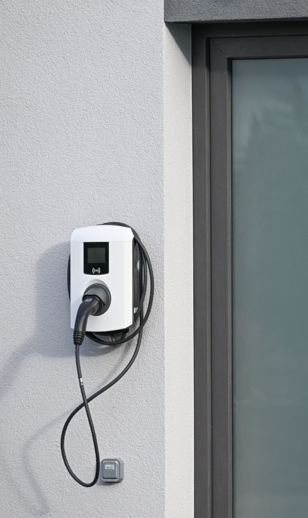 Installation d'une borne de recharge par Ouvrard, électricien Les Herbiers