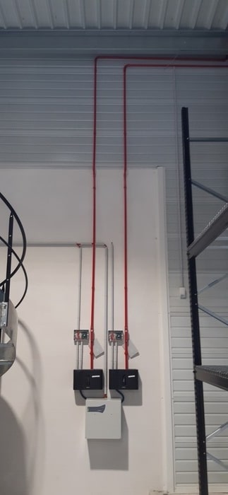 Alarme incendie Réseau d'aspiration