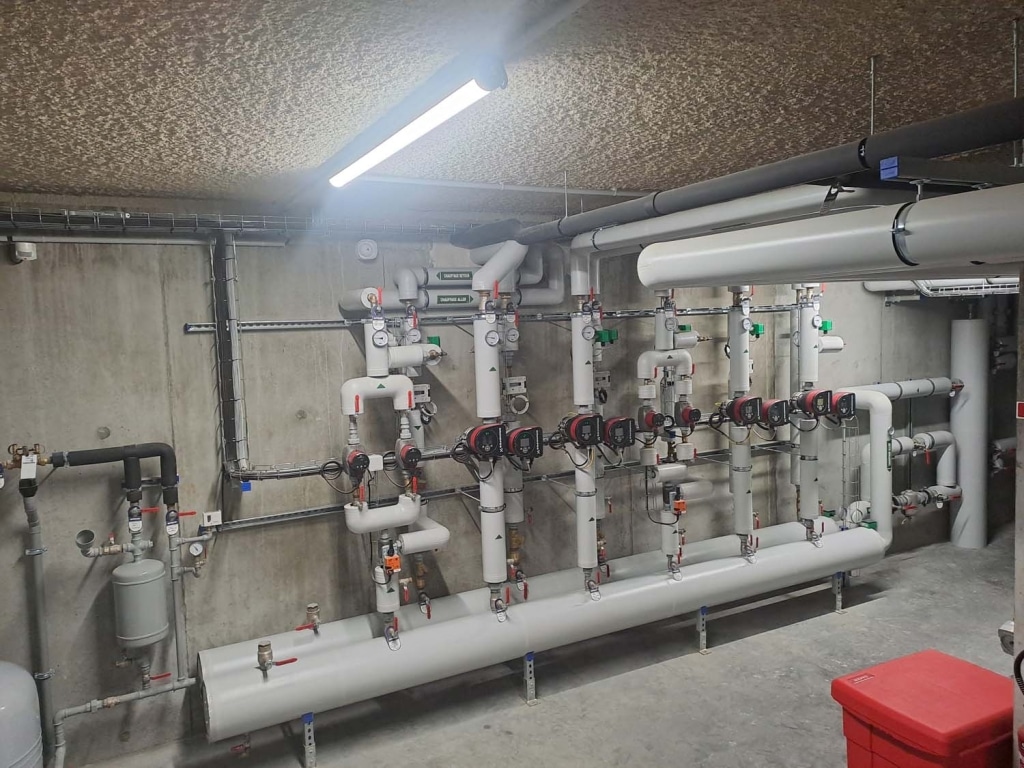 réseau de chauffage industriel installé par Ouvrard