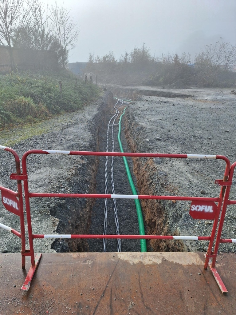 raccordement haute tension sécurisé sur site industriel Ouvrard