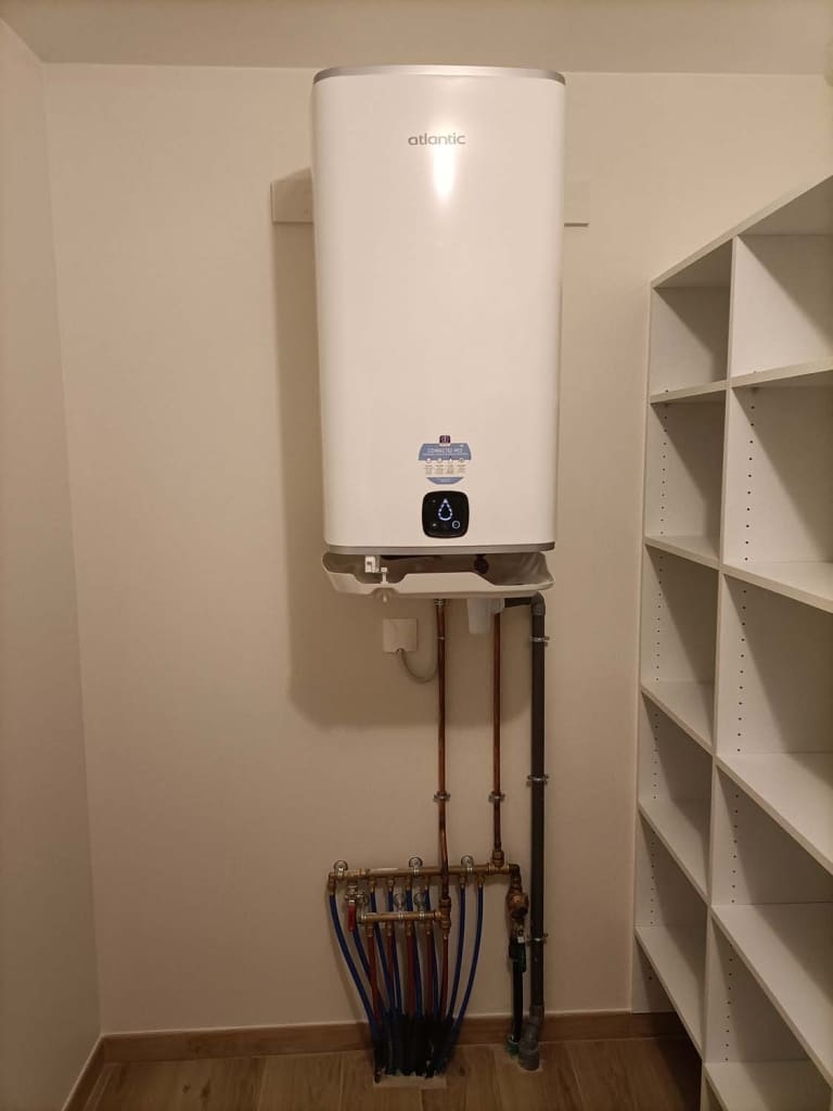 Pose Chauffe-eau électrique par Ouvrard Plombier Vendée