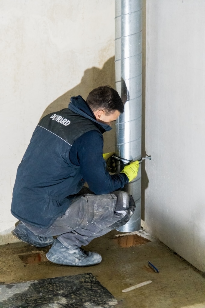 intervention sur réseau industriel plomberie