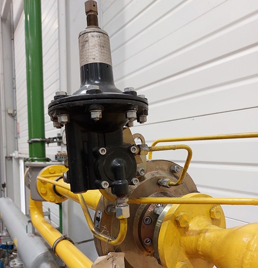 réseau fluide gaz posé par Ouvrard entreprise de tuyauterie industrielle