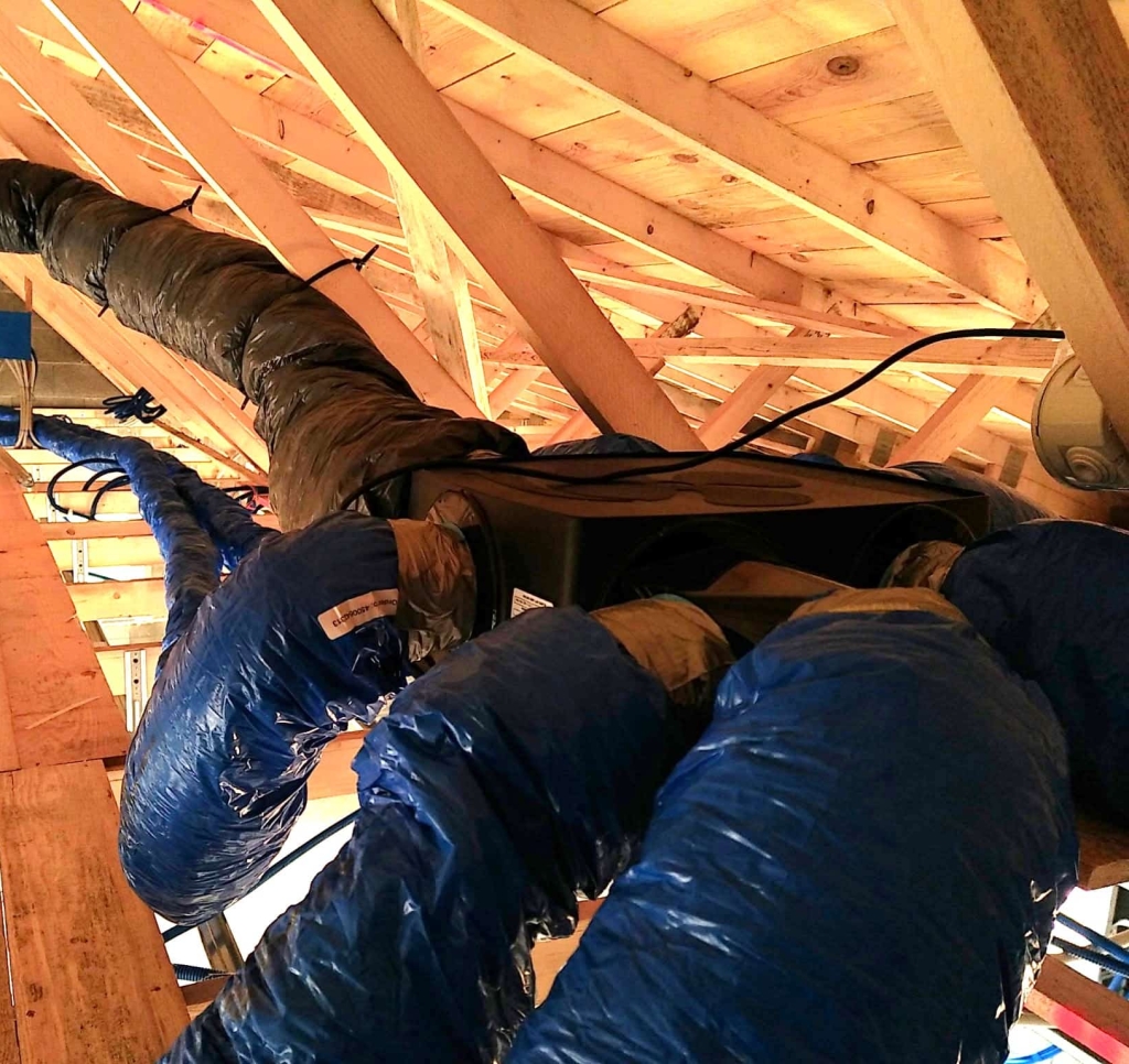 ventilation hygroréglable installée par Ouvrard, installateur Vmc Vendée