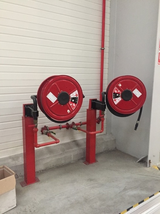 Pose protection incendie RIA aux Herbiers en Vendée