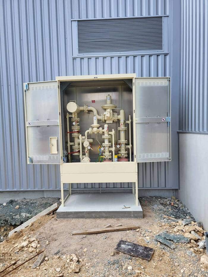 Poste détente d'un chauffage industriel gaz​