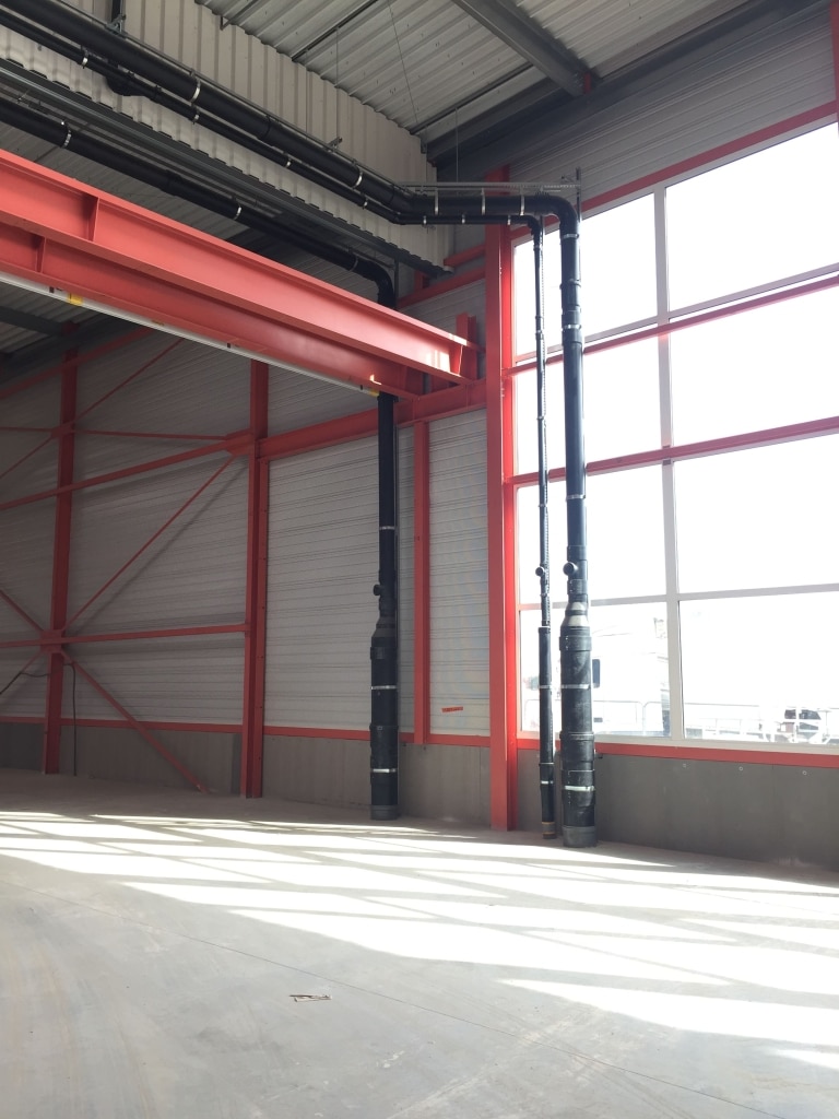 chantier réseau siphoïde réalisé par Ouvrard en Vendée