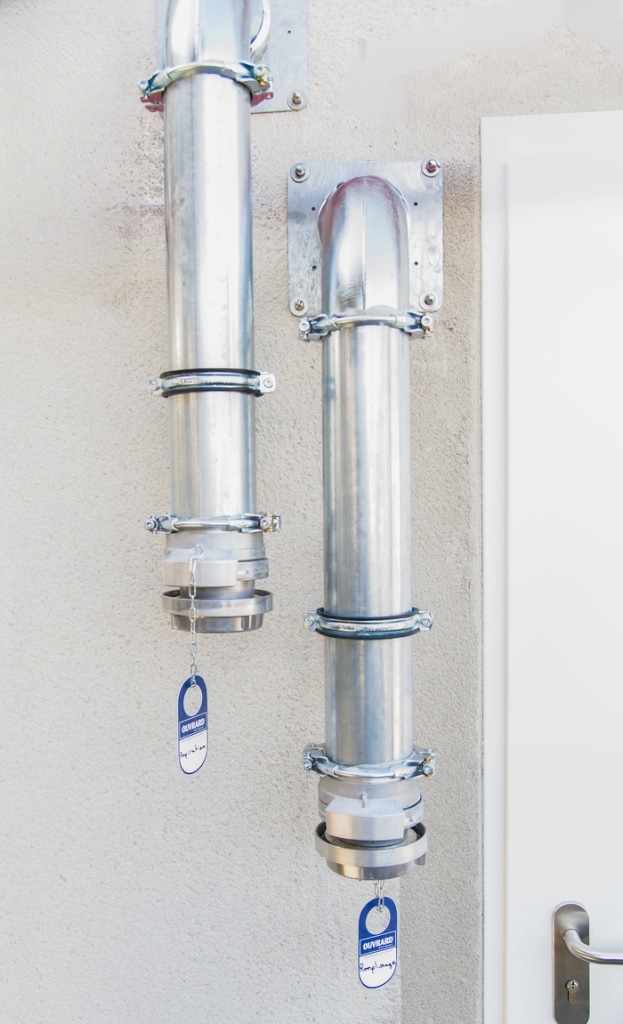 marquage tuyauterie industrielle réalisé par Ouvrard