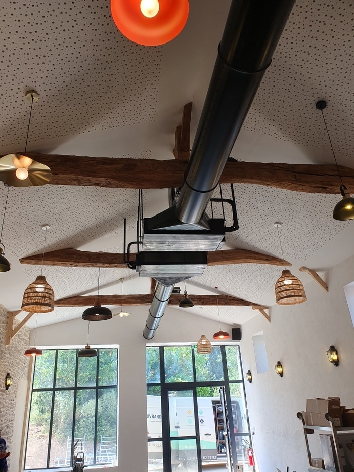 installation complète de climatisation industrielle