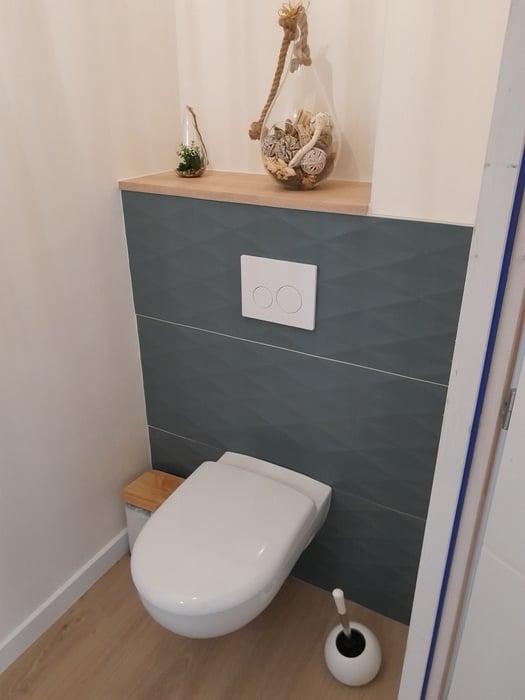 Pose WC suspendus par Ouvrard Plomberie Vendée